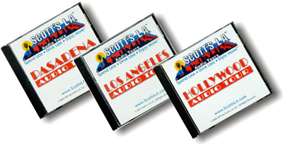 Hollywood, Pasadena, and Los Angeles Audio Tour CDs drive yourself and enjoy