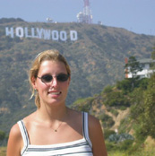 Great Hollywood Sign Photo with Denise who drove up for a great shot